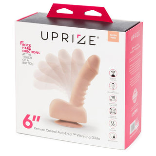 Uprize Remote Control Rising Vibrating Realistic Dildo