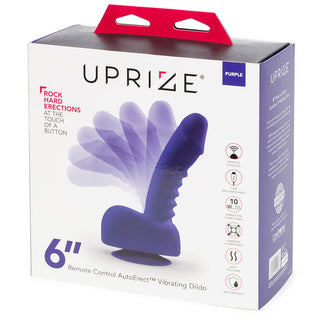 Uprize Remote Control Rising Vibrating Realistic Dildo