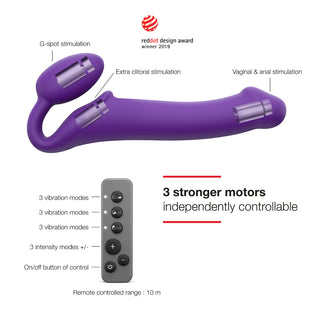 Strap On Me - Vibrating Bendable Strap-On