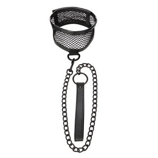 S&M Fishnet Collar & Leash