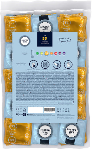 Preservativi Ultra Sottili 53 Mister Size