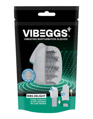 VIBEGGS - Ribs Delight - Vibrating Masturbation Sleeve