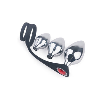 Plug Anale e Anello Fallico Pleasure Bully