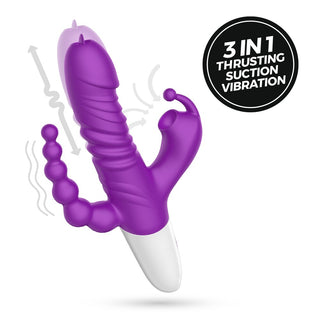 Vibratore Tripla Stimolazione Wrangler