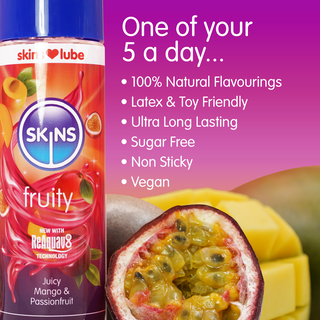 Skins Mango & Passionfruit Water Based Lubricant