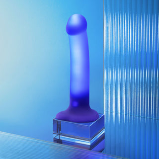 Strap On Me - Glow-LED Dildo Purple