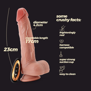 Vibratore Realistico Inviktus 23 cm