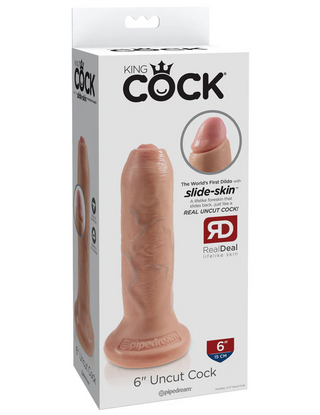 Pipedream - King Cock - 6" Uncut  - Light