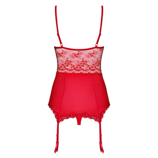 Corsetto e Perizoma Sexy Lovica Rosso
