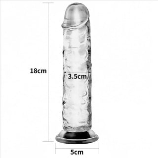 Dildo Realistico Flawless Clear 18 cm