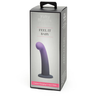 Fifty Shades of Grey Feel it Baby 7 inch Colour Changing Silicone Dildo