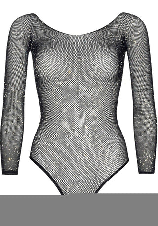 Body Sexy Crystalized Fishnet Nero