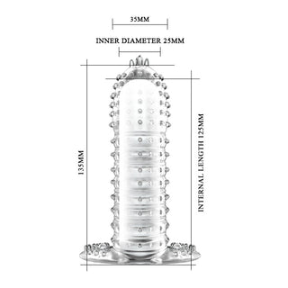 Guaina e Prolunga Pene Sleeve Tower 13,5 cm