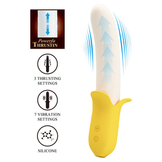 Vibratore Punto-G Banana Geek 19,5 cm