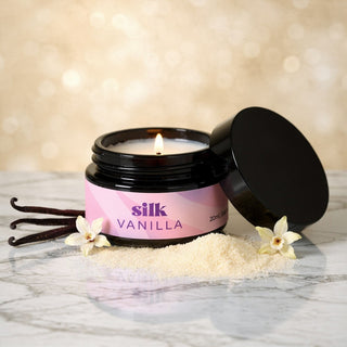 Candela da Massaggio Silk Vanilla