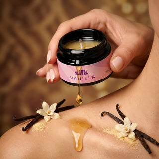 Candela da Massaggio Silk Vanilla