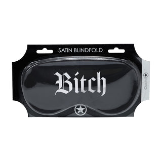 Maschera Sexy Bitch-Printed Satin