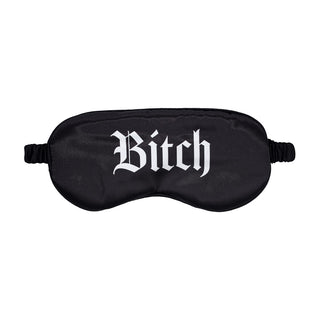 Maschera Sexy Bitch-Printed Satin