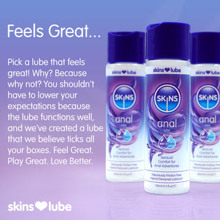 Skins Anal Hybrid Silicone and Water Based Lubricant
