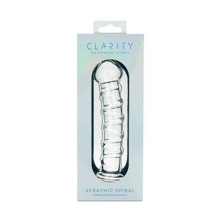 Clarity - Glass Dildo - Seraphic Spiral