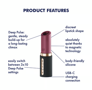 Satisfyer Deep Kiss – Deep Pulse Vibrator