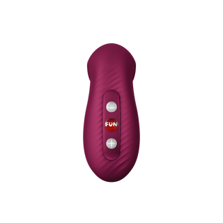Fun Factory - Desire - Air Pulse Vibrator - Wine Red - Rechargeable  Battery