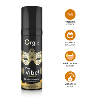 Orgie Dual Vibe - Kissable Liquid Vibrator