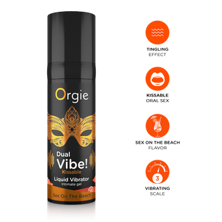 Orgie Dual Vibe - Kissable Liquid Vibrator