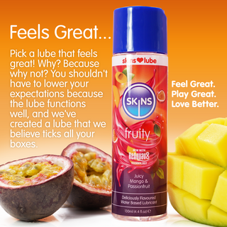 Skins Mango & Passionfruit Water Based Lubricant