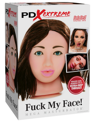 Pipedream - PDX Extreme - Fuck My Face Mega Masturbator - Brunette  - Light