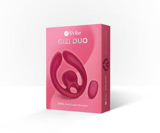 SVibe Snail GIZI Duo Couples Stimulator - Burgundy