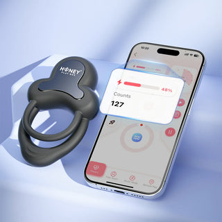 Honey Play Box – Anello – Vibrating Double Cock Ring with Clitoral Stimulator (App Controlled)