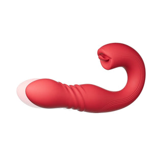 Honey Play Box - Joi Thrust 2 - Thrusting G Spot Vibrator & Tongue Clit Licker (App Controlled  Pressure Sensing)