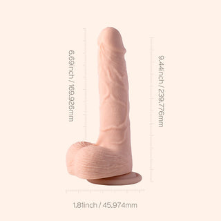 Honey Play Box – Kenzo – Big Realistic Thrusting Dildo  9.5" (App Controlled)