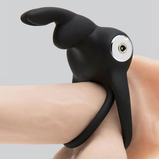 Happy Rabbit Couples Stimulating USB Rechargeable Rabbit Love Ring