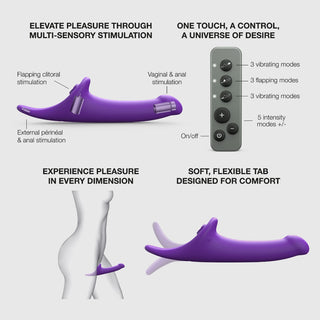 Strap On Me - Multi Orgasm Dildo - Purple Tr
