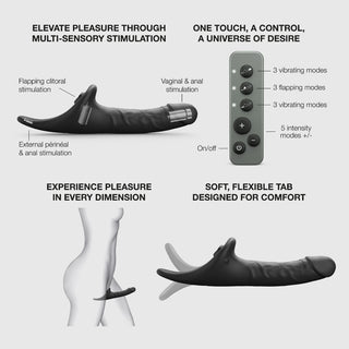 Strap On Me - Multi Orgasm Realistic Dildo - Black Tr