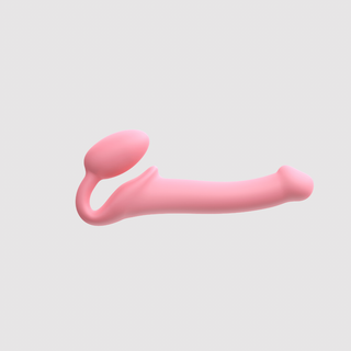 Strap On Me - Silicone Bendable Strap-On - Pastel Pink