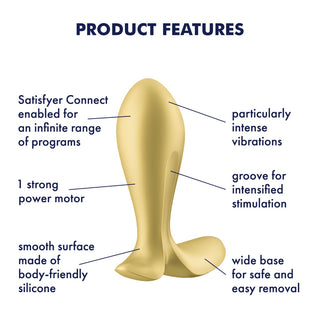 Satisfyer Intensity Plug - Gold