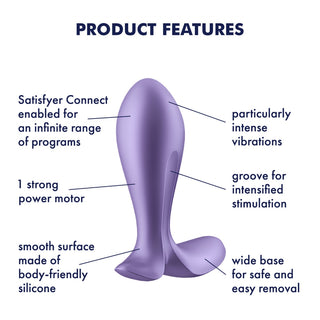Satisfyer Intensity Plug - Purple