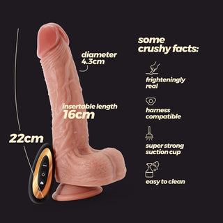 Vibratore Realistico Inviktus 22 cm