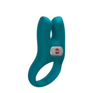 Fun Factory - Nos - Vibrating Cock Ring - Bottle Green - Rechargeable  Battery