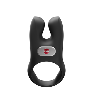 Fun Factory - Nos - Vibrating Cock Ring - Black - Rechargeable  Battery