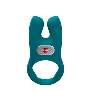 Fun Factory - Nos - Vibrating Cock Ring - Bottle Green - Rechargeable  Battery
