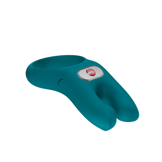 Fun Factory - Nos - Vibrating Cock Ring - Bottle Green - Rechargeable  Battery