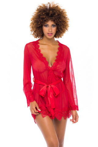 Oh La La Cheri - Provence Robe - S/M -  Red