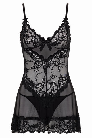 Oh La La Cheri - Valentine Babydoll M Black