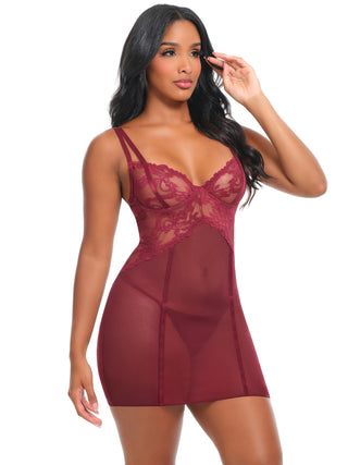 Oh La La Cheri - Marisol Babydoll - L/XL - Zinfandel