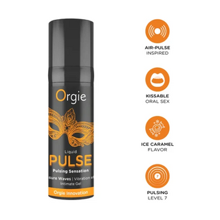 Orgie Liquid Pulse - Pulsing Sensation Intimate Gel - 15ml