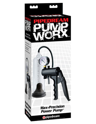 Pipedream - Pump Worx  - Max-Precision Power Pump  - Clear/Black